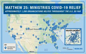 Matthew 25: Ministries COVID-19 Relief: Approximately 1,200 organizations helped so far