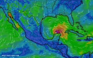 Hurricane Zeta Radar Image 2020