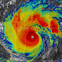 2020 Hurricane Iota Radar Image