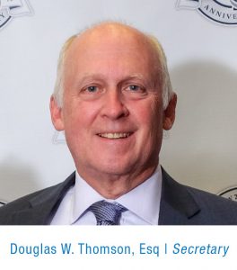 Douglas W Thomson Esq Secretary