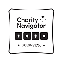 We are a top-ranked four-star charity by Charity Navigator, recognizing our commitment to financial responsibility, accountability and transparency.