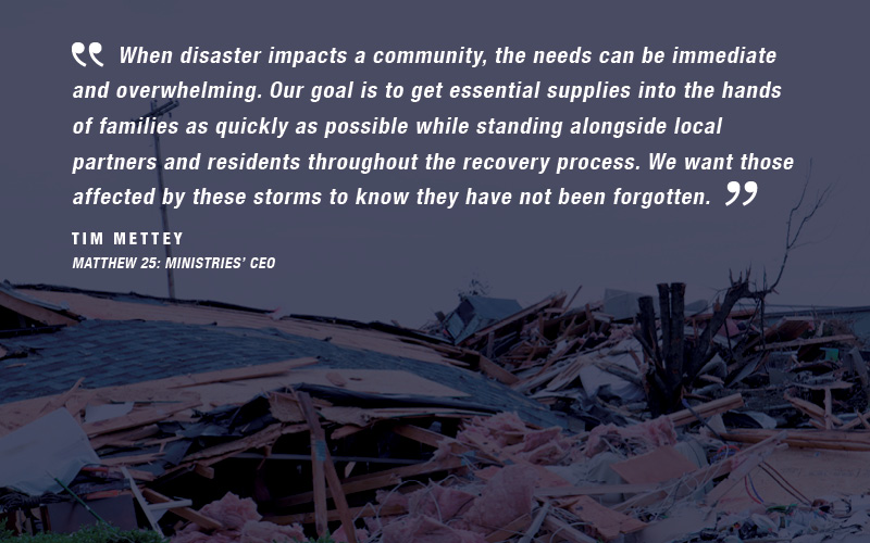 JUNE MIDWEST TORNADO OUTBREAK 2026 - Matthew 25 Ministries